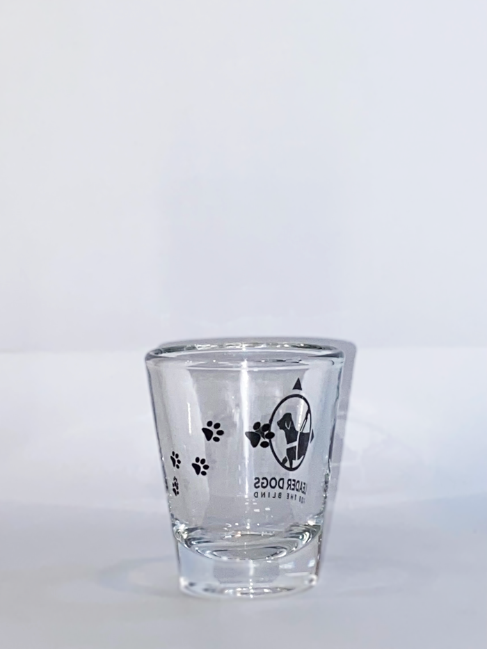 Shot Glass - Logo and Paw Prints
