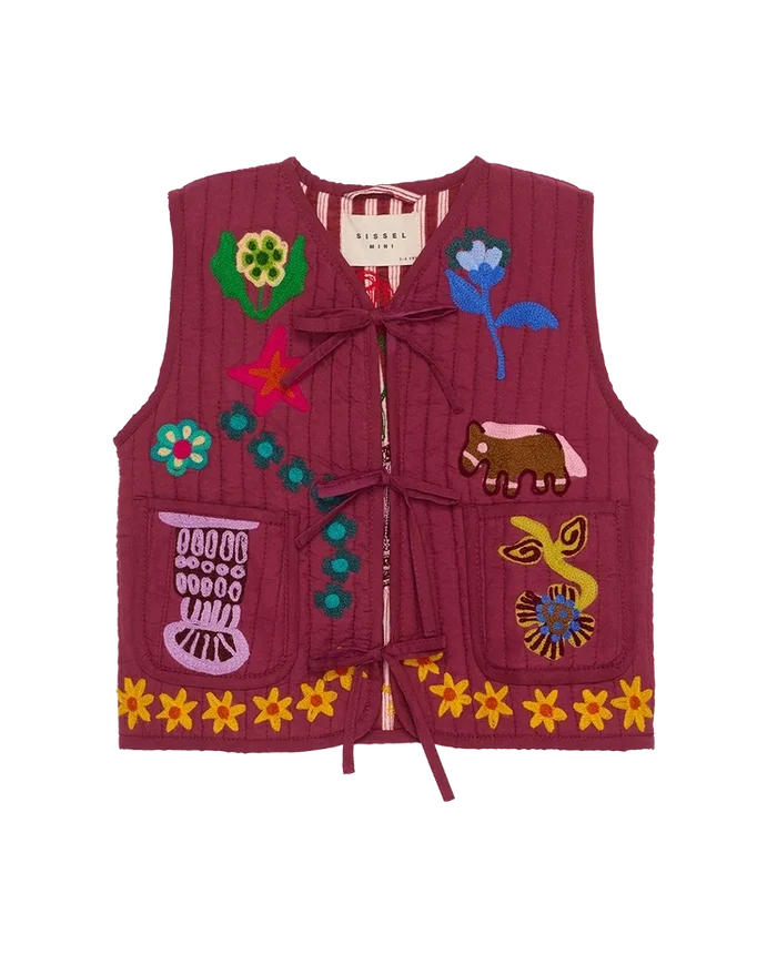 Sissel Mini - Honey Mini Vest in Fairytale