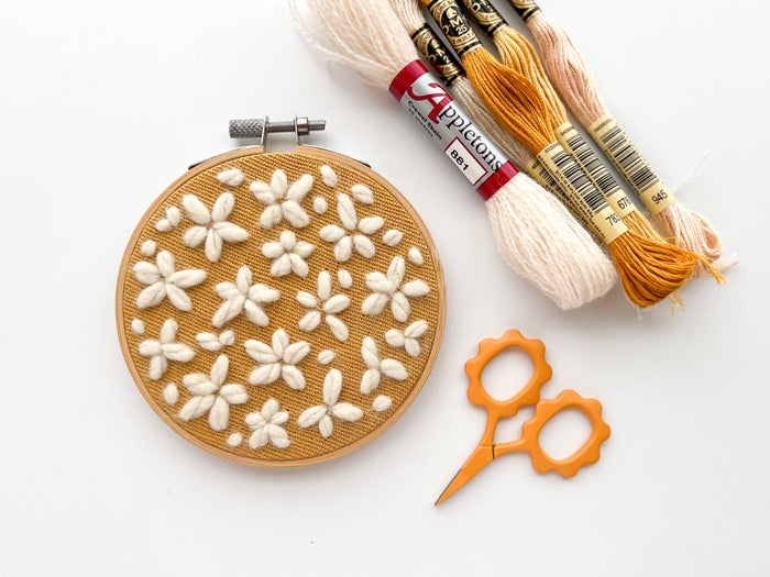 Small Flower Embroidery Scissors