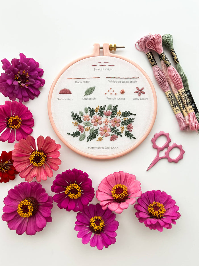 Small Flower Embroidery Scissors