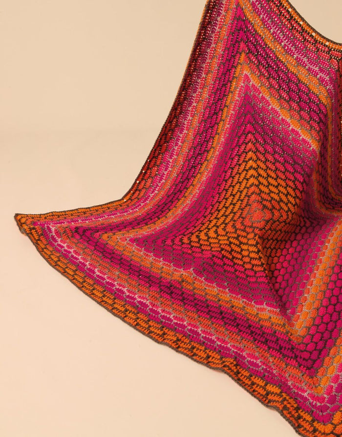 Spectrum Crochet Blanket