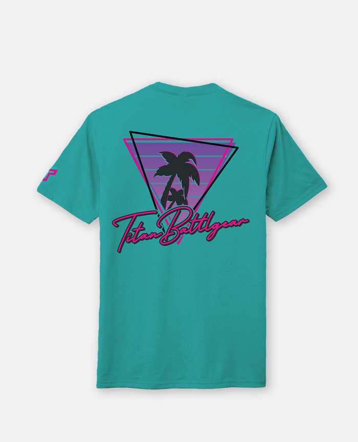 SR P&P Retro Tee - Turquoise