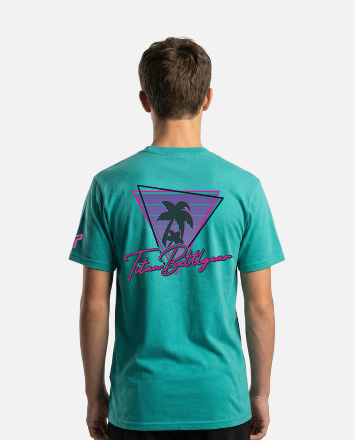 SR P&P Retro Tee - Turquoise