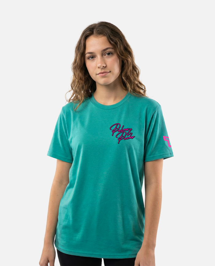 SR P&P Retro Tee - Turquoise