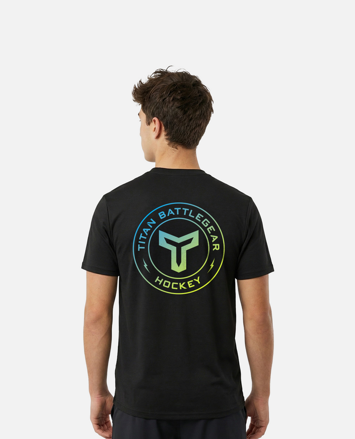 SR Puck Fade Tee - Black