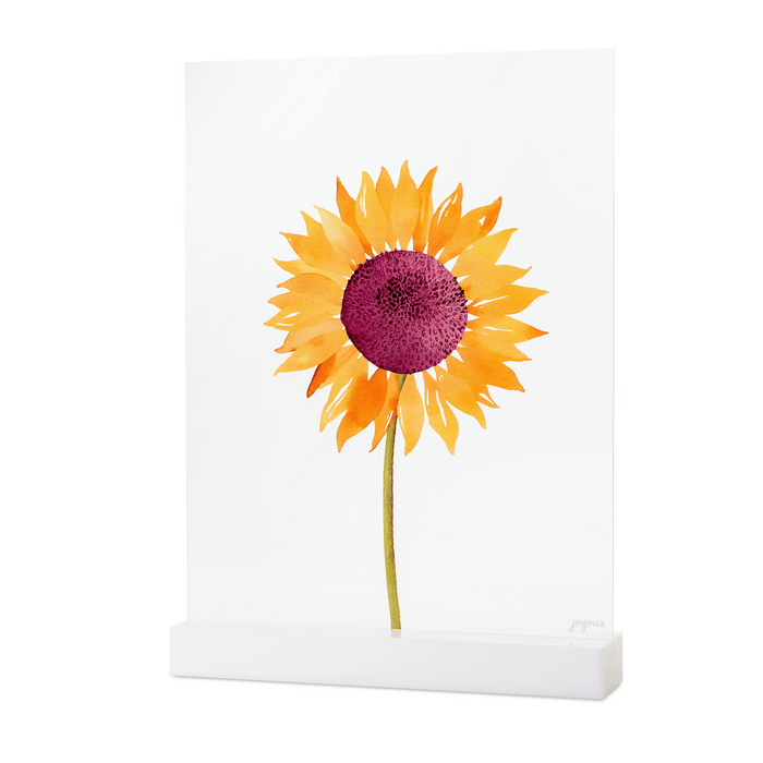 Standing Sunflower Acrylic Table Top Sign