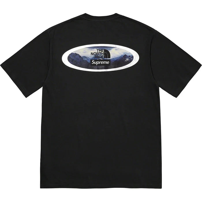 Supreme The North Face Mountains Tee Black (WORN)
