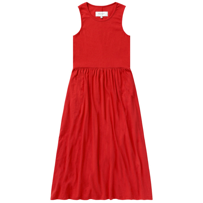 Made in Canada 100% Organic Cotton Tank Dress Red - Province of Canada