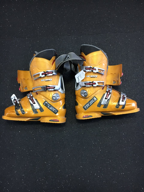 Technica Icon Orange Size 8.5 Used Downhill Ski Boots