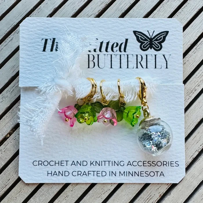 The Knitted Butterfly Stitch Marker Sets