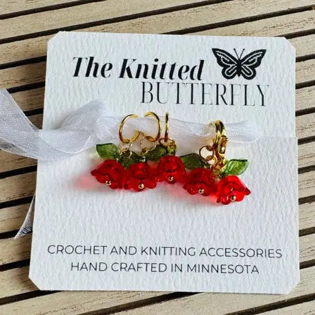 The Knitted Butterfly Stitch Marker Sets