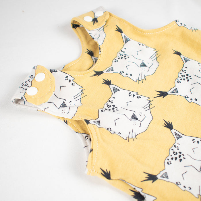 Toddler Organic Cotton Harem Romper