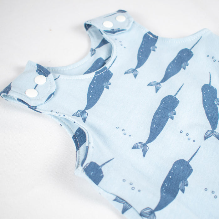 Toddler Organic Cotton Harem Romper