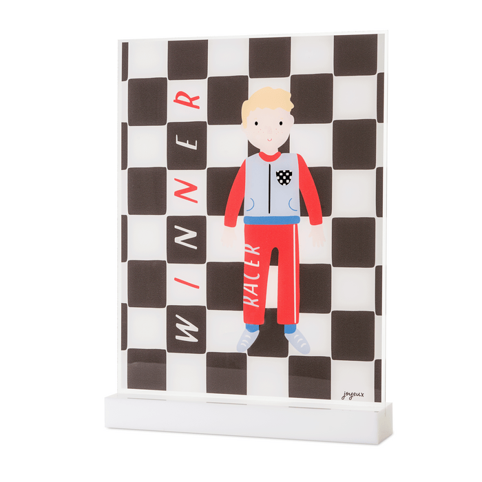 Winner Acrylic Table Top Sign