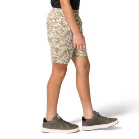 Carhartt youth Rugged Flex camo work short in brown camo, additional product view
