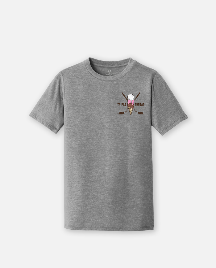 YTH PSC Tee - Heather Gray