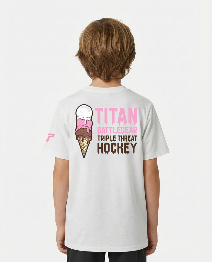 YTH Triple Threat Tee - White